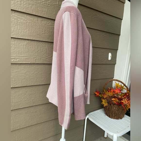 Logo Lori Goldstein open front cardigan women’s, XL - Picture 4 of 15